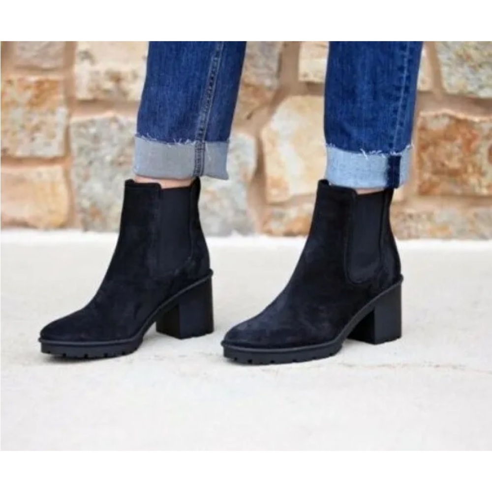 Vince black suede Chelsea boot - Henderson